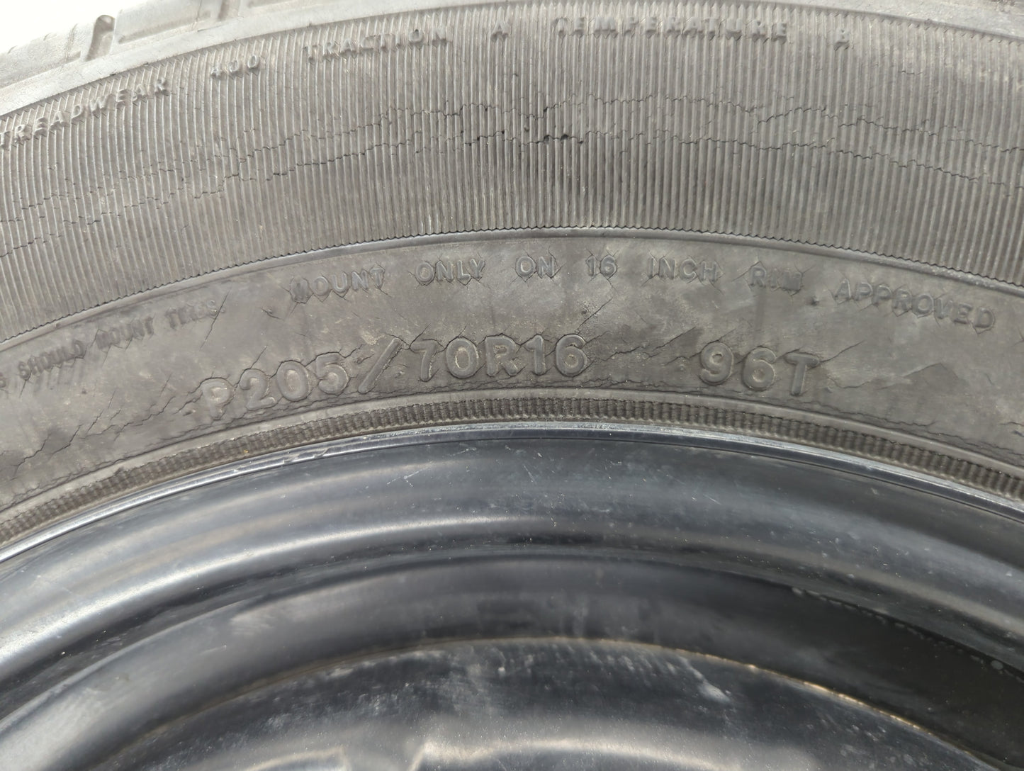 2007-2017 Jeep Patriot Spare Donut Tire Wheel Rim Oem - Oemusedautoparts1.com