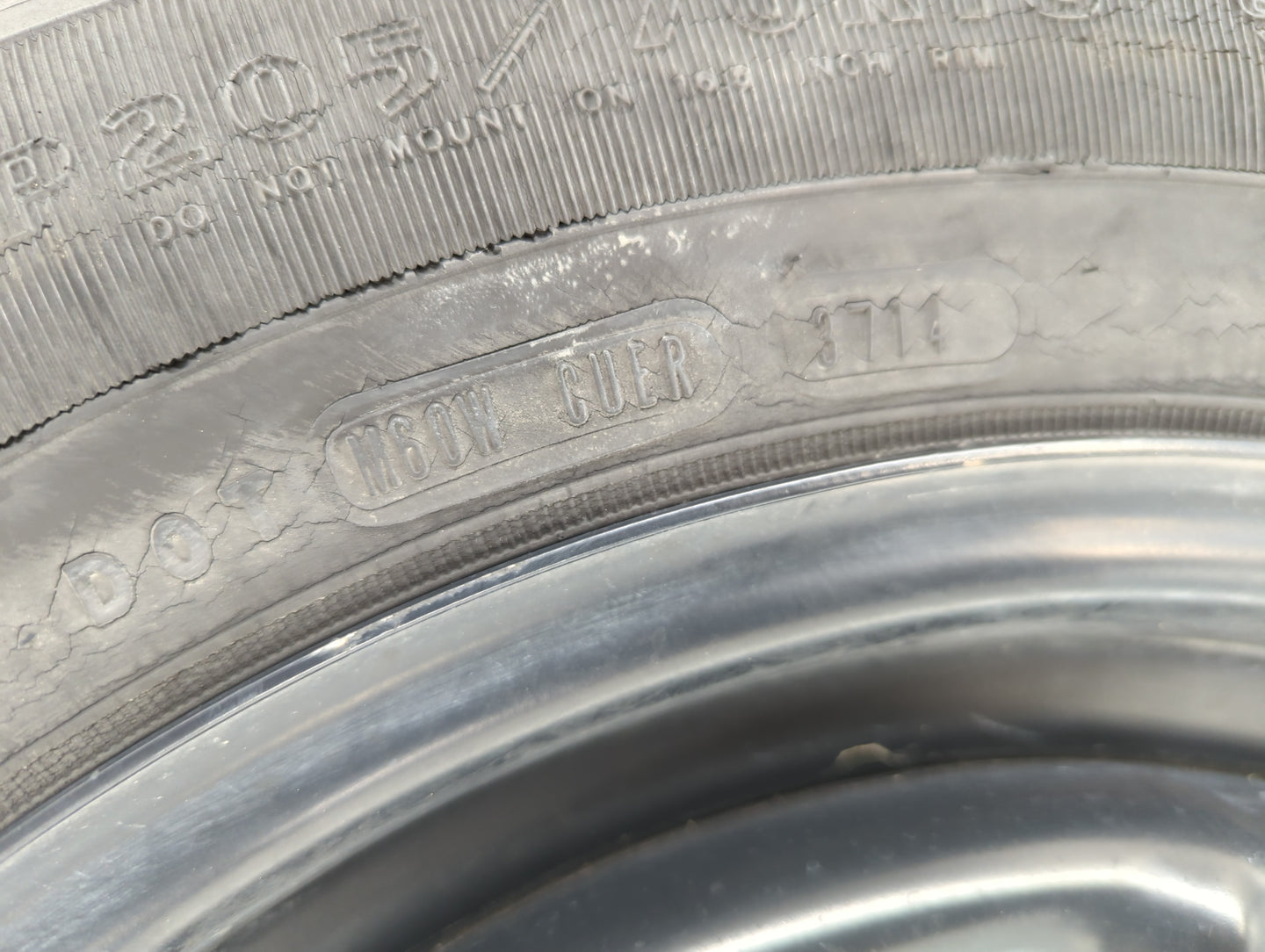 2007-2017 Jeep Patriot Spare Donut Tire Wheel Rim Oem - Oemusedautoparts1.com