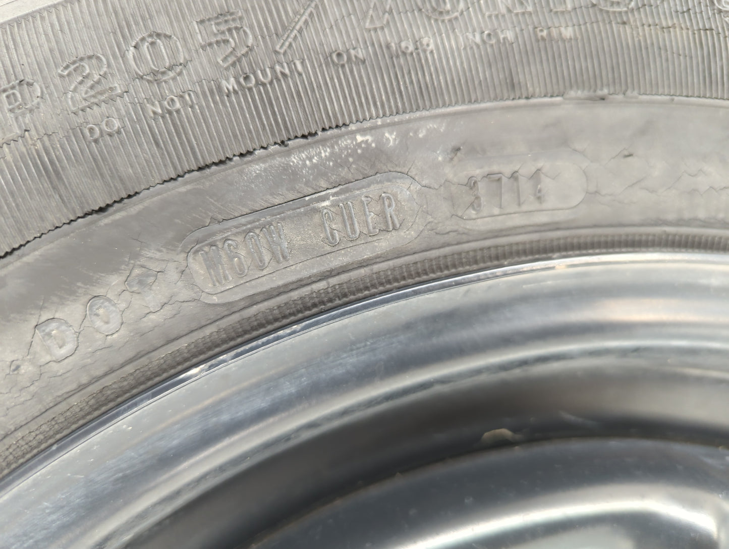 2007-2017 Jeep Patriot Spare Donut Tire Wheel Rim Oem - Oemusedautoparts1.com