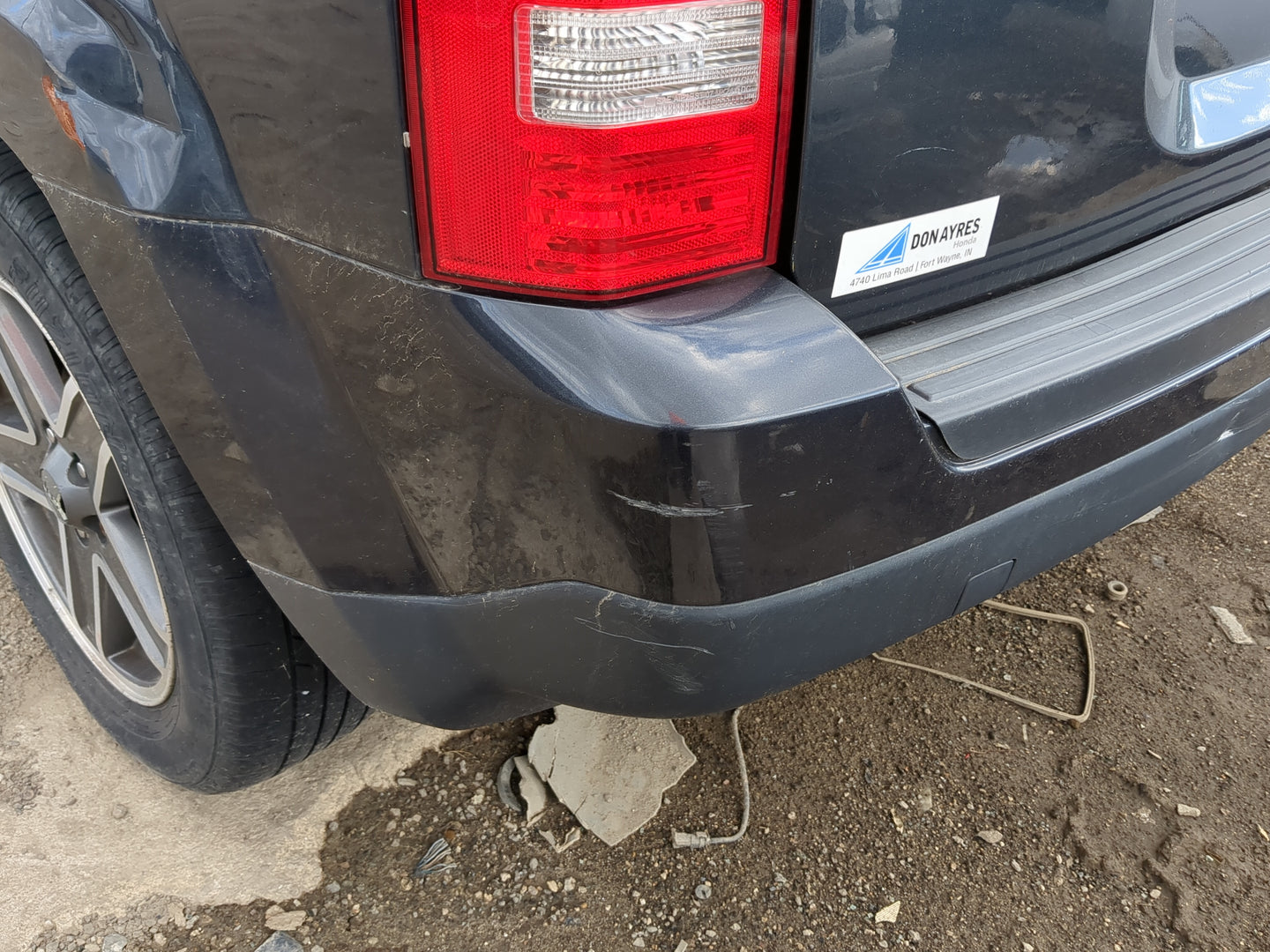 2011-2017 Jeep Patriot Rear Bumper Assembly Oem - Oemusedautoparts1.com