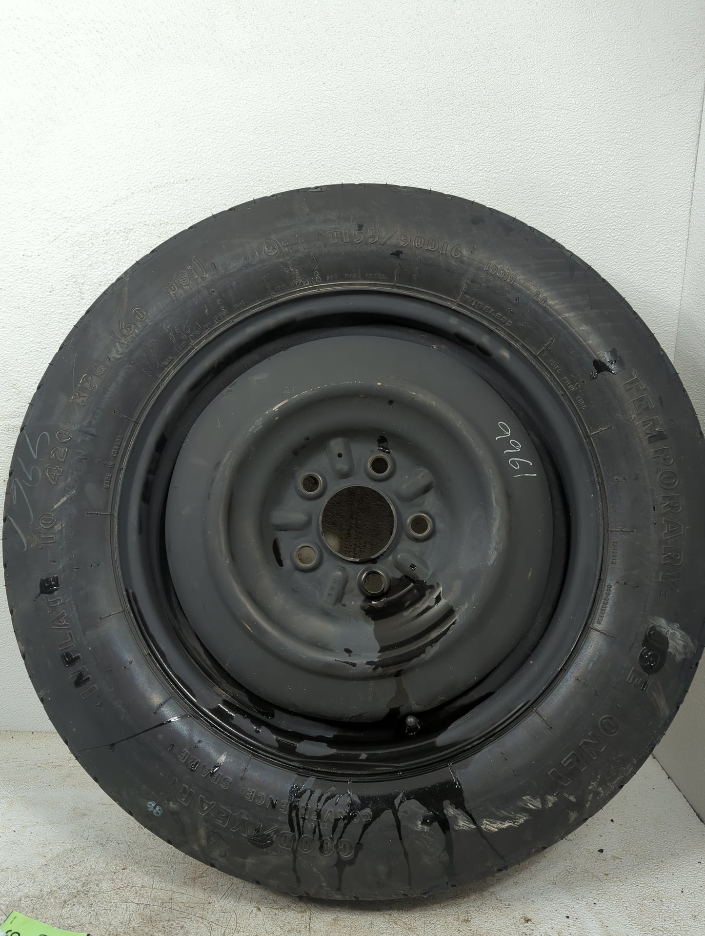 2015 Jeep Patriot Spare Donut Tire Wheel Rim Oem - Oemusedautoparts1.com