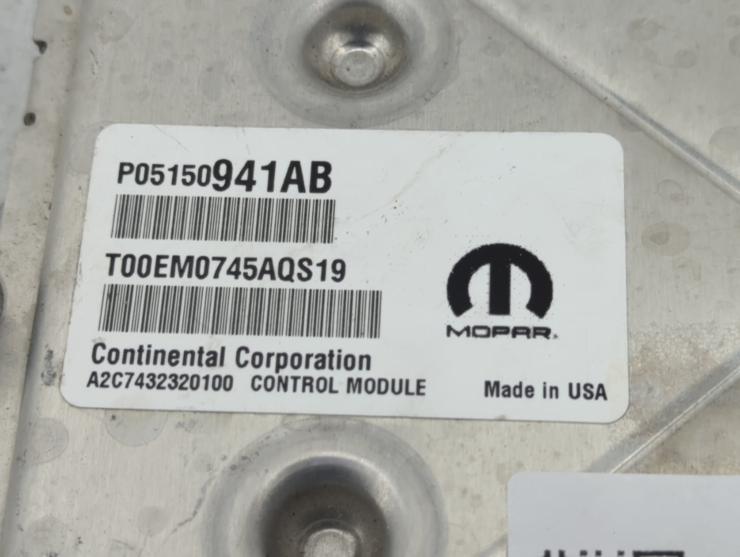 2013-2017 Jeep Patriot PCM Engine Control Computer ECU ECM PCU OEM P/N:05150941AB Fits Fits 2013 2014 2015 2016 2017 OEM Use