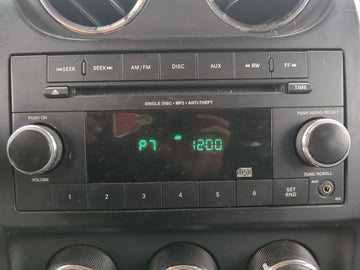 2012-2017 Jeep Patriot Radio AM FM Cd Player Receiver Replacement Fits Fits 2012 2013 2014 2015 2016 2017 OEM Used Auto Part