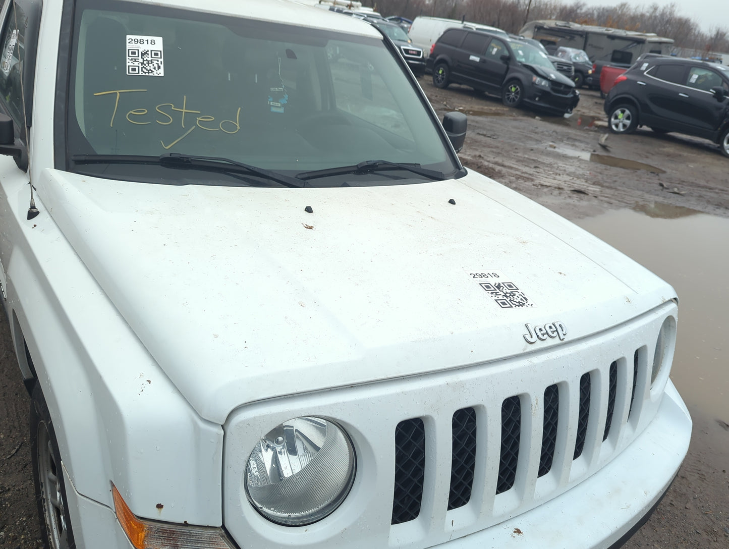 2007-2017 Jeep Patriot Hood Oem 1389650 - Oemusedautoparts1.com