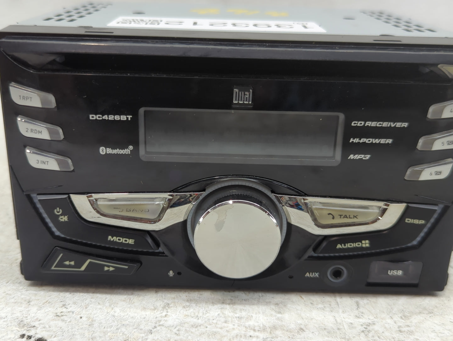 2015 Jeep Patriot Radio AM FM Cd Player Receiver Replacement P/N:DC426BT Fits OEM Used Auto Parts - Oemusedautoparts1.com