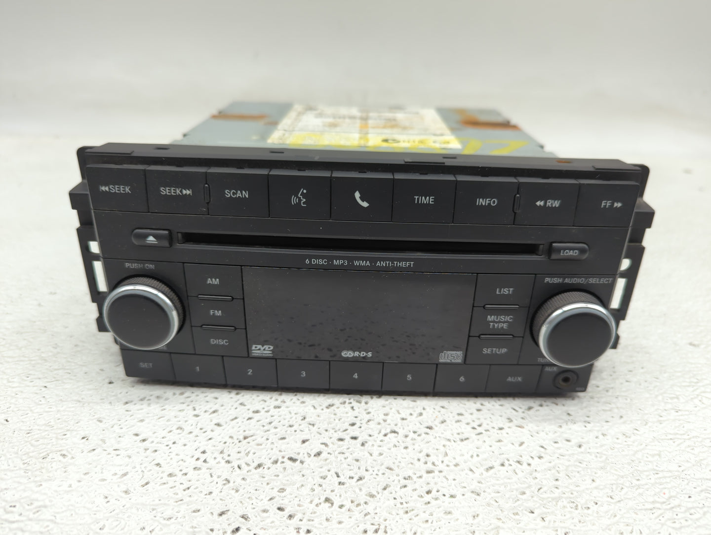 2013-2017 Jeep Patriot Radio AM FM Cd Player Receiver Replacement P/N:05064951AI Fits Fits 2013 2014 2015 2016 2017 OEM Used