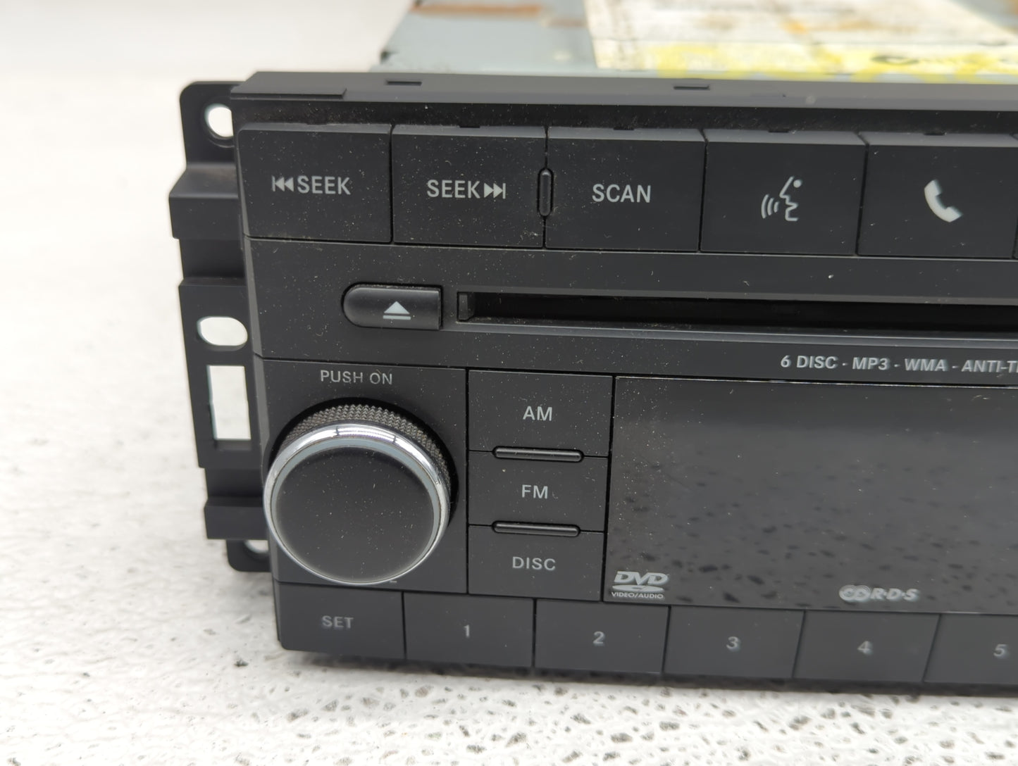 2013-2017 Jeep Patriot Radio AM FM Cd Player Receiver Replacement P/N:05064951AI Fits Fits 2013 2014 2015 2016 2017 OEM Used