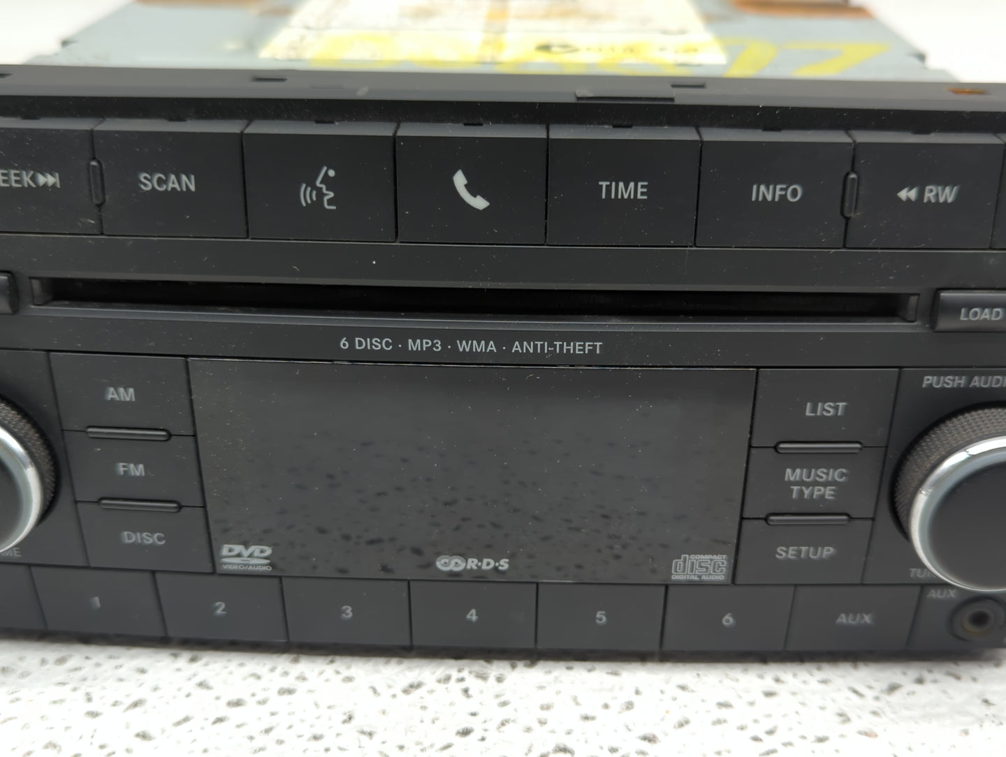 2013-2017 Jeep Patriot Radio AM FM Cd Player Receiver Replacement P/N:05064951AI Fits Fits 2013 2014 2015 2016 2017 OEM Used