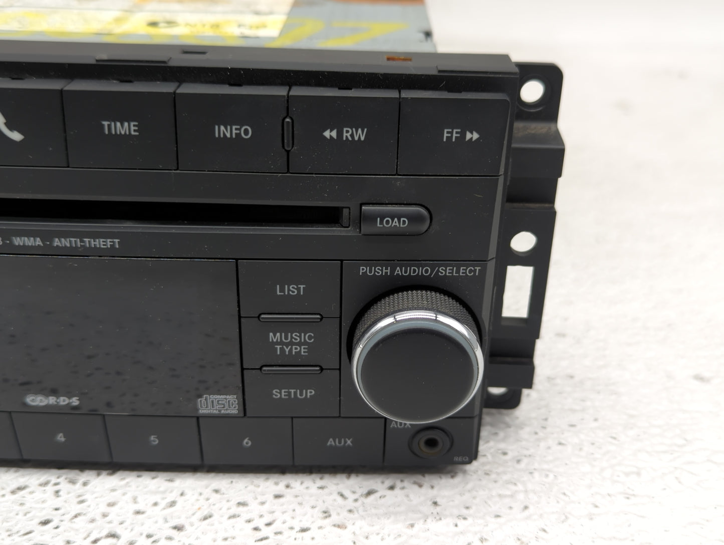2013-2017 Jeep Patriot Radio AM FM Cd Player Receiver Replacement P/N:05064951AI Fits Fits 2013 2014 2015 2016 2017 OEM Used