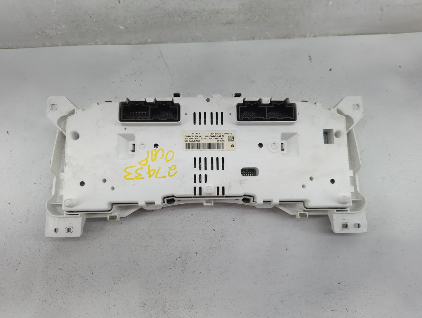 2015-2017 Jeep Patriot Instrument Cluster Speedometer Gauges P/N:68233464AC Fits Fits 2015 2016 2017 OEM Used Auto Parts - O