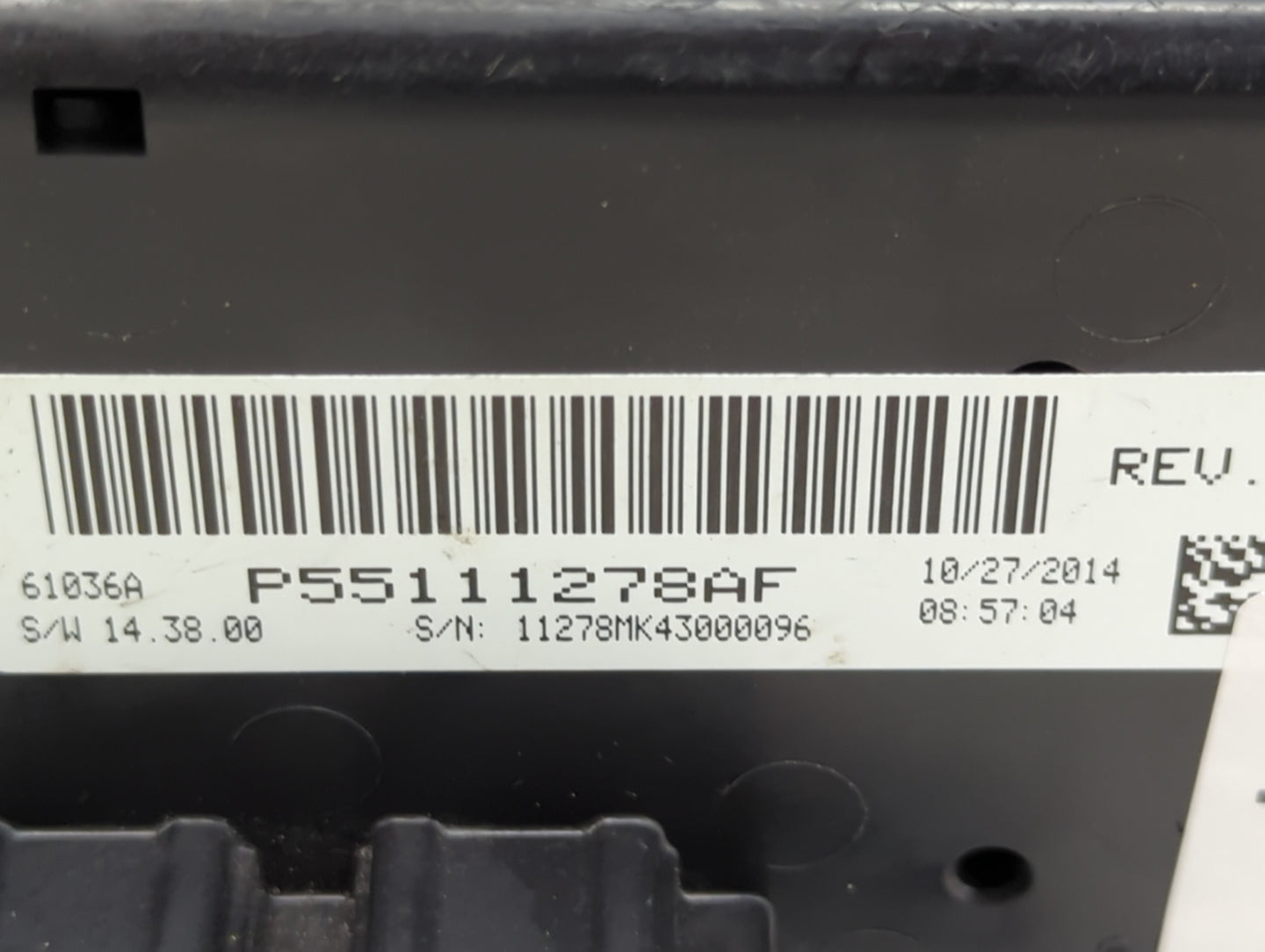 2011-2017 Jeep Patriot Climate Control Module Temperature AC/Heater Replacement P/N:P55111278AF Fits OEM Used Auto Parts - O