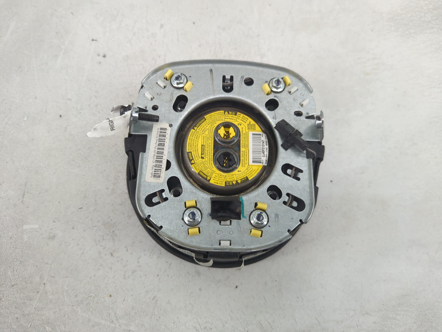 2015 Jeep Patriot Air Bag Driver Left Steering Wheel Mounted P/N:LL45F213147 BAM-PT1-1722 Fits OEM Used Auto Parts - Oemused