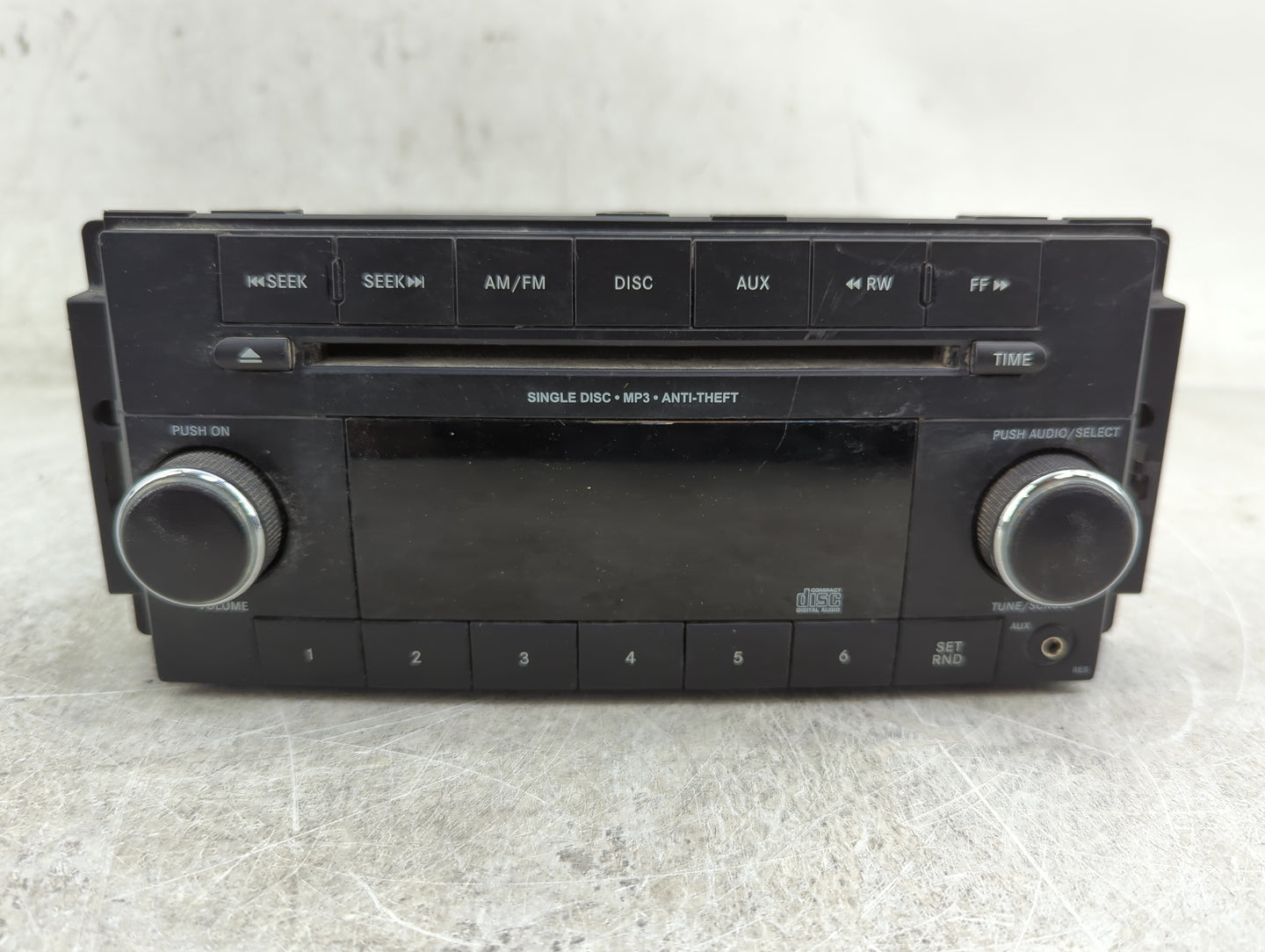 2015 Jeep Patriot Radio AM FM Cd Player Receiver Replacement P/N:P05091195AC SPNP05091195AC Fits OEM Used Auto Parts - Oemus