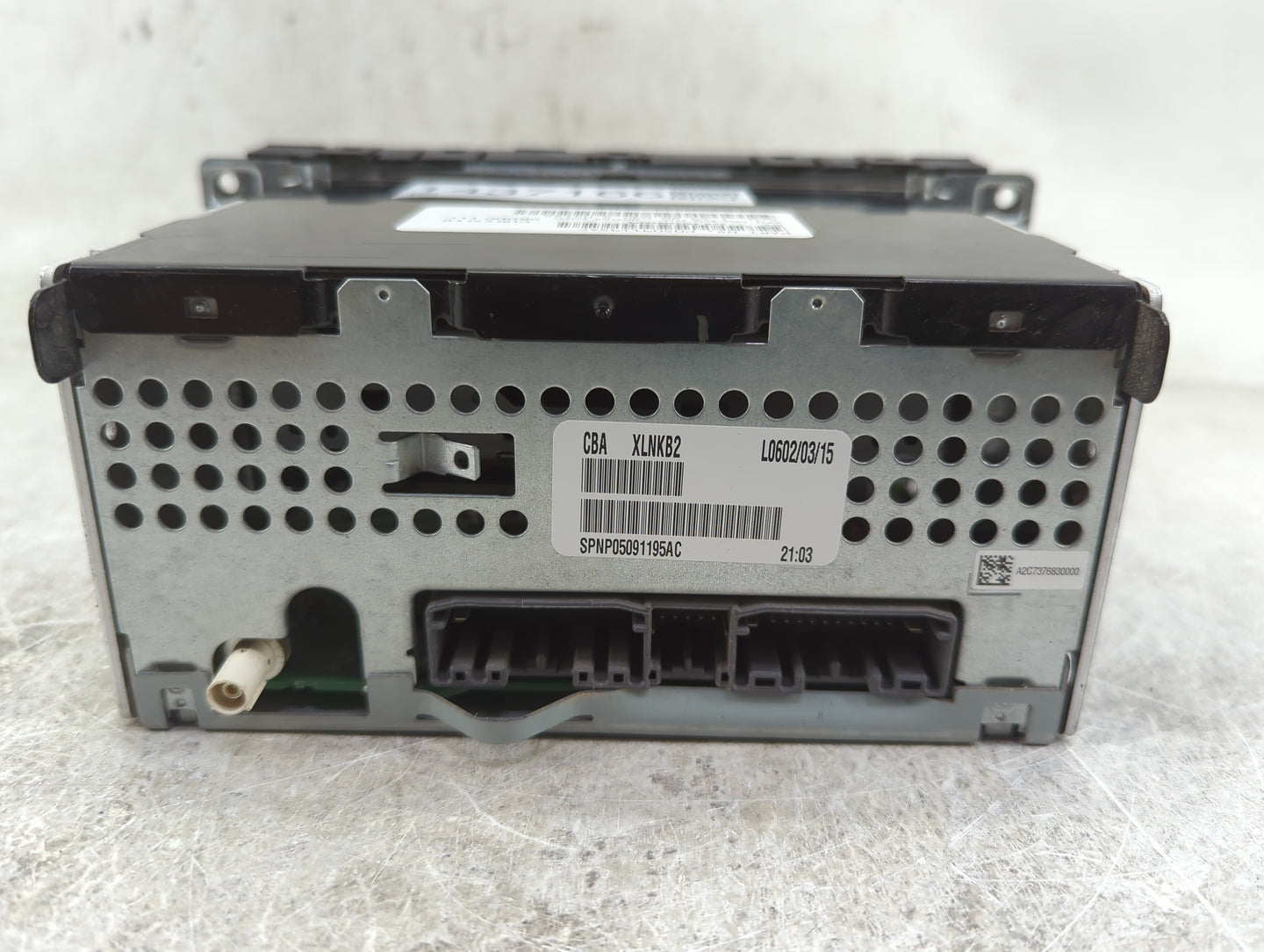 2015 Jeep Patriot Radio AM FM Cd Player Receiver Replacement P/N:P05091195AC SPNP05091195AC Fits OEM Used Auto Parts - Oemus