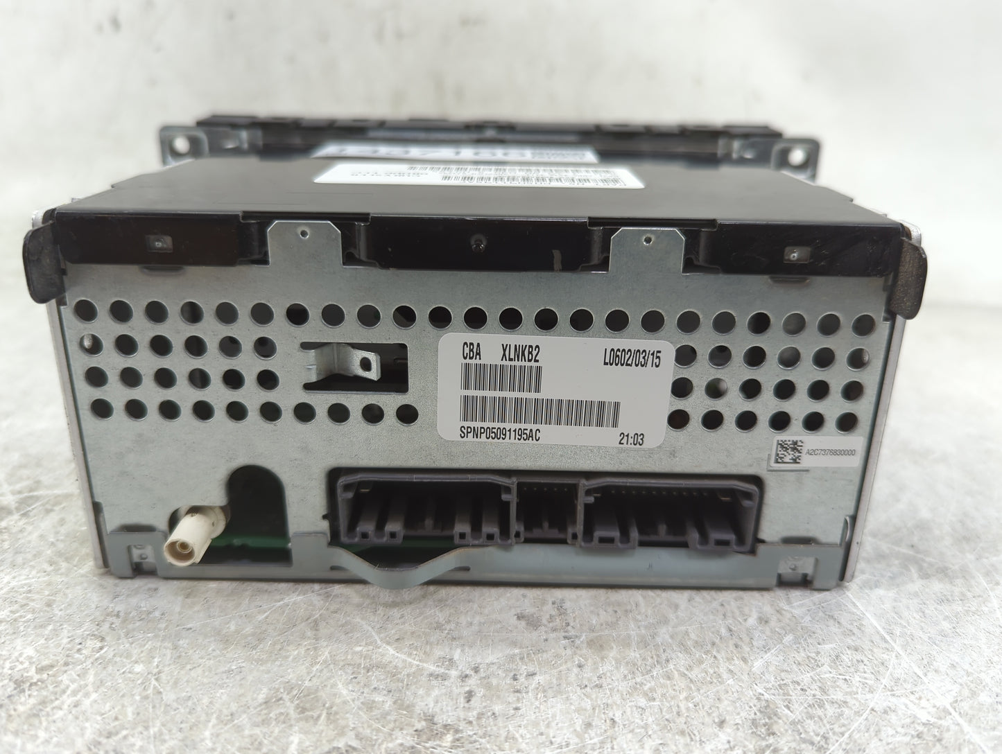 2015 Jeep Patriot Radio AM FM Cd Player Receiver Replacement P/N:P05091195AC SPNP05091195AC Fits OEM Used Auto Parts - Oemus