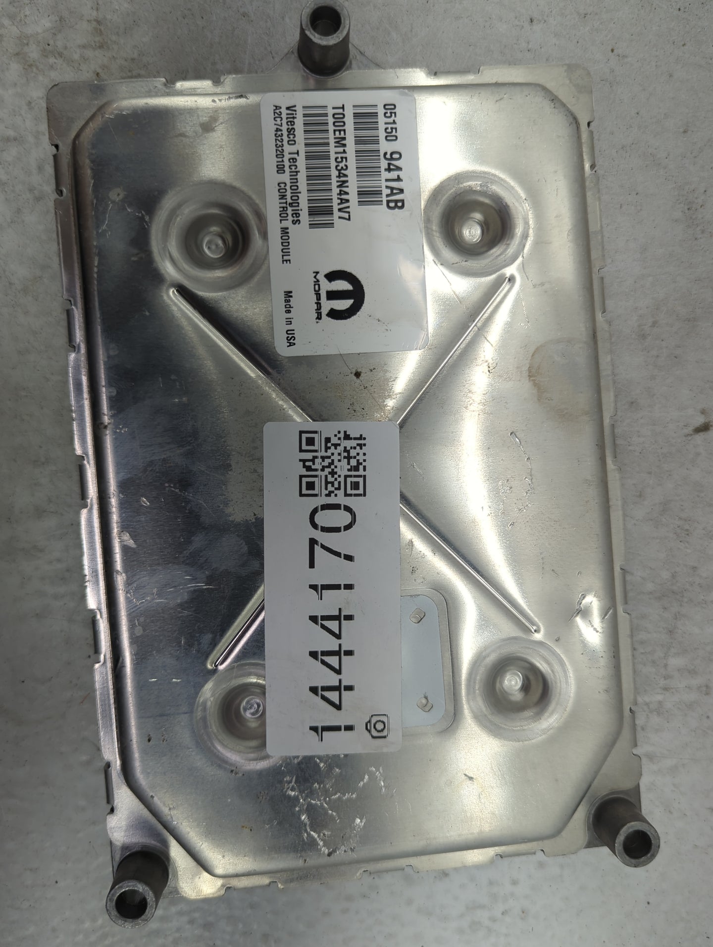 2013-2017 Jeep Patriot PCM Engine Control Computer ECU ECM PCU OEM P/N:05150941AB T00EM1534N4AV7 Fits OEM Used Auto Parts - 