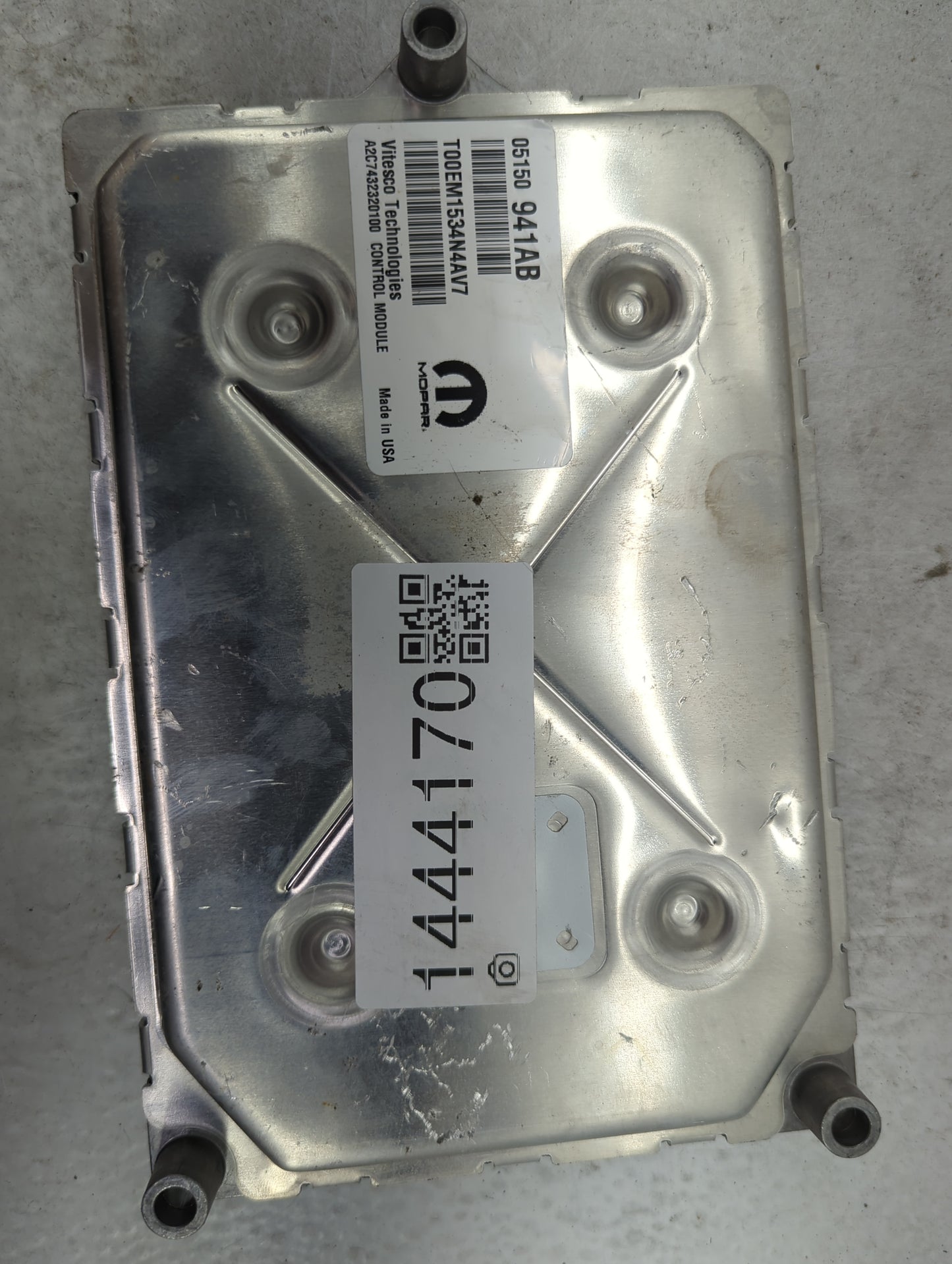 2013-2017 Jeep Patriot PCM Engine Control Computer ECU ECM PCU OEM P/N:05150941AB T00EM1534N4AV7 Fits OEM Used Auto Parts - 