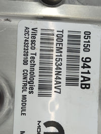 2013-2017 Jeep Patriot PCM Engine Control Computer ECU ECM PCU OEM P/N:05150941AB T00EM1534N4AV7 Fits OEM Used Auto Parts - 