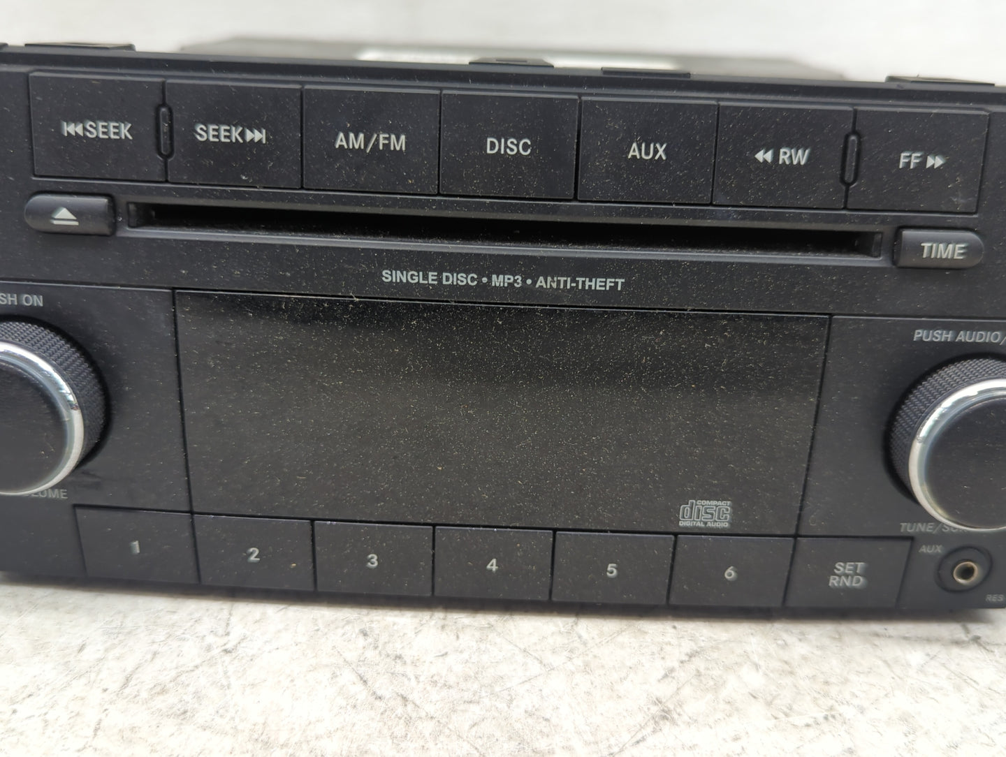 2012-2017 Jeep Patriot Radio AM FM Cd Player Receiver Replacement P/N:P05091195AC P05091195AC Fits OEM Used Auto Parts - Oem