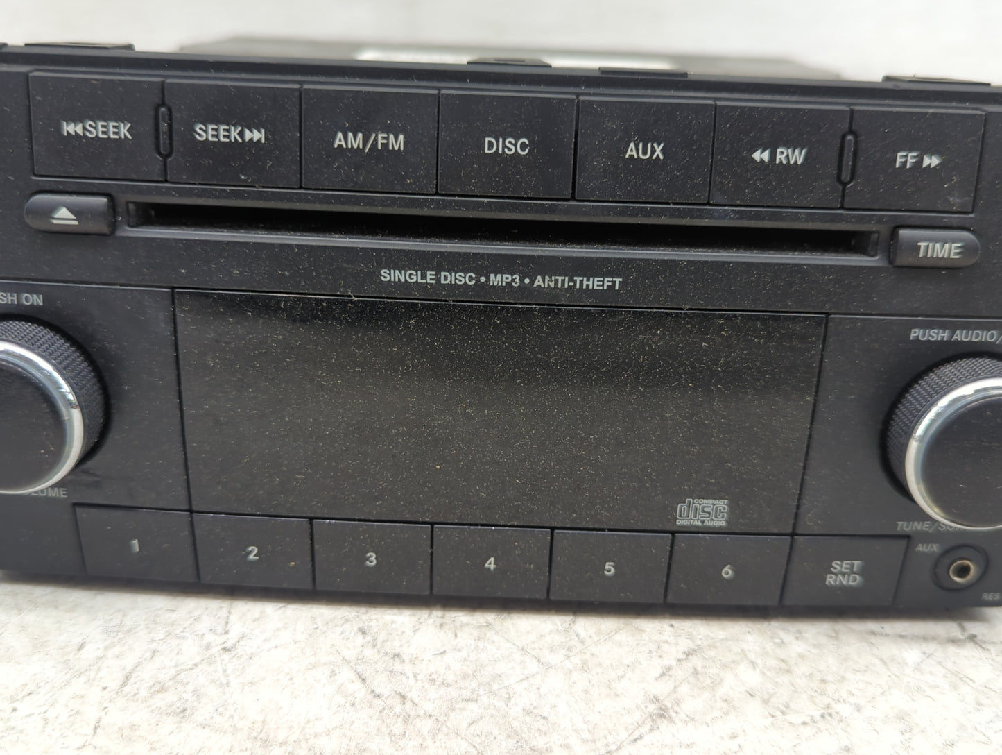 2012-2017 Jeep Patriot Radio AM FM Cd Player Receiver Replacement P/N:P05091195AC P05091195AC Fits OEM Used Auto Parts - Oem