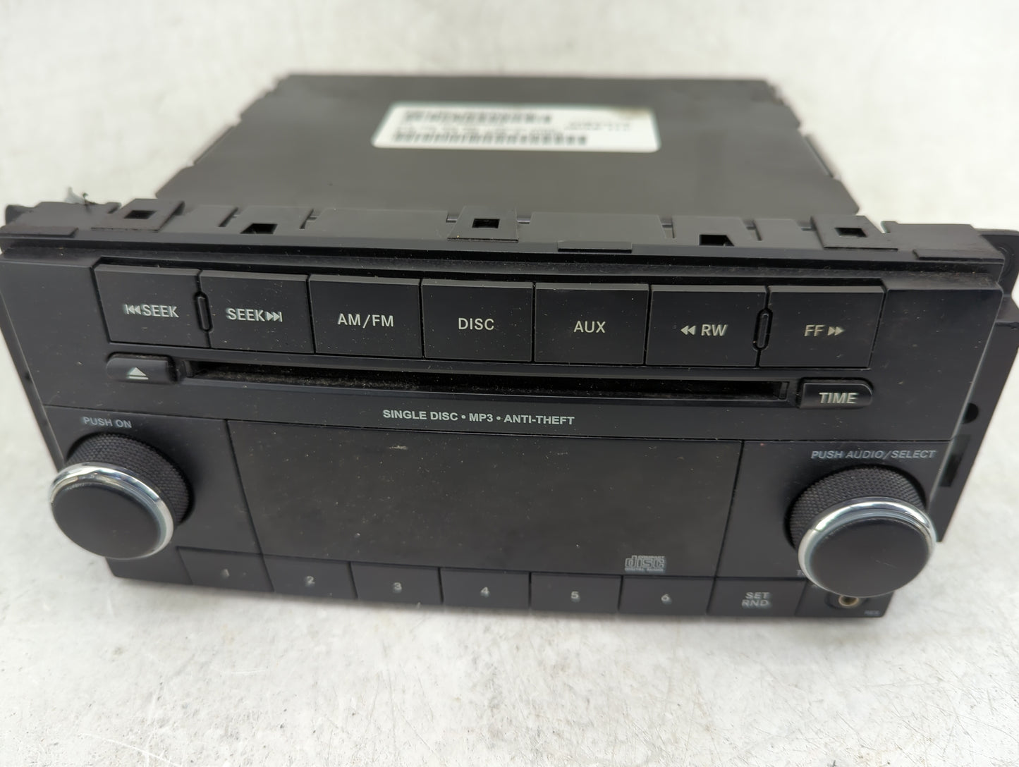 2012-2017 Jeep Patriot Radio AM FM Cd Player Receiver Replacement P/N:P05091195AC XLP7R1 Fits Fits 2012 2013 2014 2015 2016 