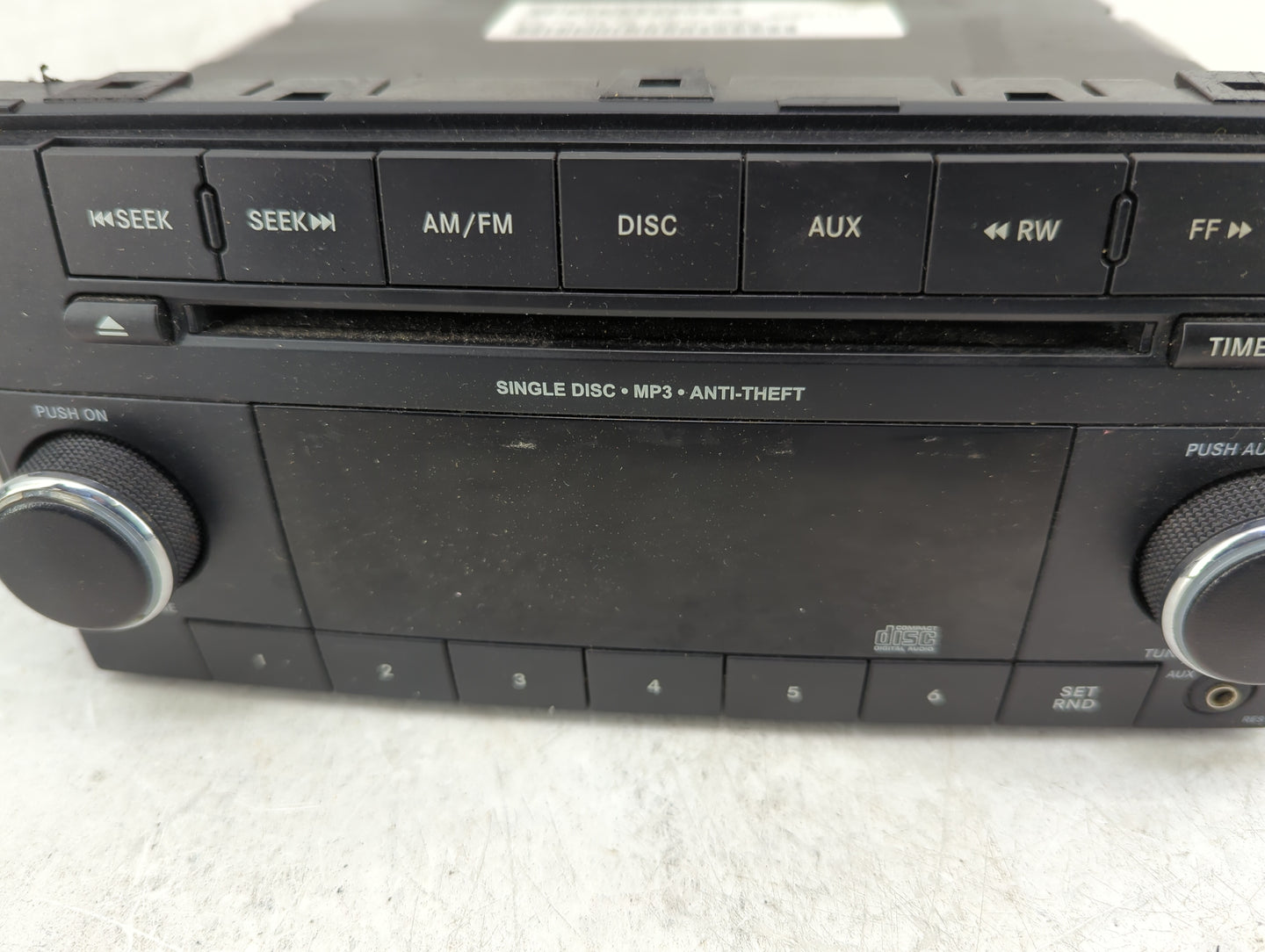 2012-2017 Jeep Patriot Radio AM FM Cd Player Receiver Replacement P/N:P05091195AC XLP7R1 Fits Fits 2012 2013 2014 2015 2016 