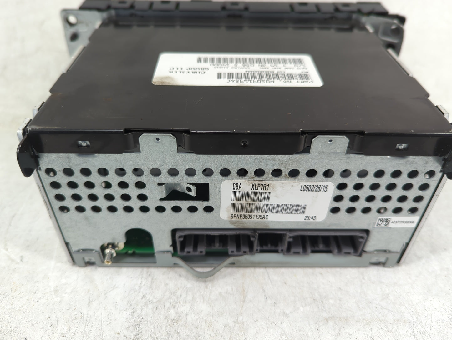 2012-2017 Jeep Patriot Radio AM FM Cd Player Receiver Replacement P/N:P05091195AC XLP7R1 Fits Fits 2012 2013 2014 2015 2016 