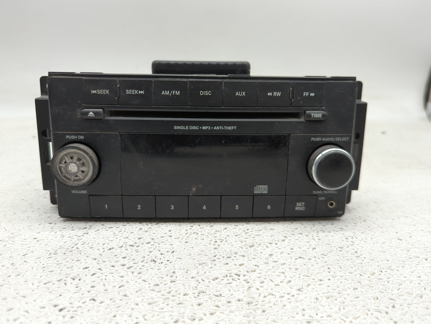 2012-2017 Jeep Patriot Radio AM FM Cd Player Receiver Replacement P/N:P05091195AC Fits Fits 2012 2013 2014 2015 2016 2017 OE