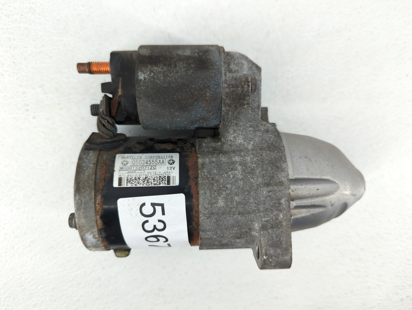 2007-2017 Jeep Patriot Car Starter Motor Solenoid OEM P/N:M000T32071ZC 05034555AA Fits OEM Used Auto Parts - Oemusedautopart