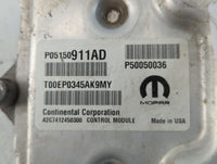 2015-2017 Jeep Renegade PCM Engine Control Computer ECU ECM PCU OEM P/N:P05150911AD Fits Fits 2015 2016 2017 OEM Used Auto P