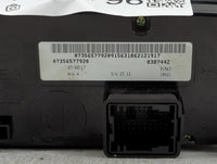 2015-2016 Jeep Renegade Climate Control Module Temperature AC/Heater Replacement P/N:07356577920 838744Z Fits Fits 2015 2016