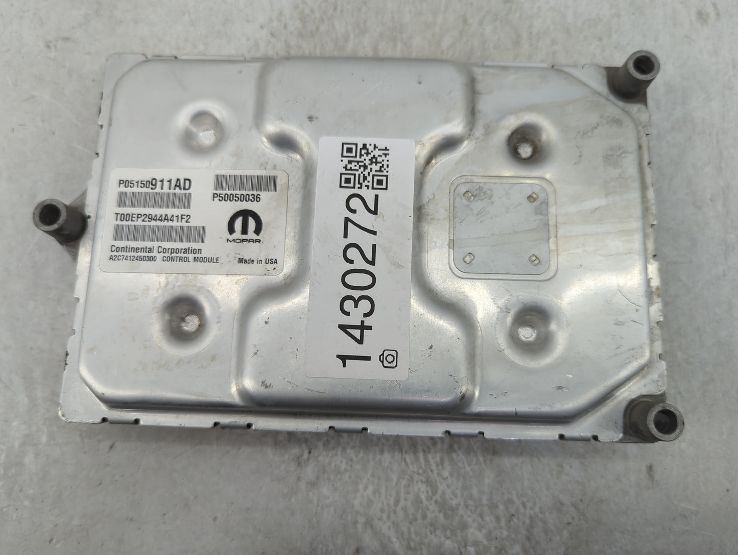 2015-2017 Jeep Renegade PCM Engine Control Computer ECU ECM PCU OEM P/N:05150911AD Fits Fits 2015 2016 2017 OEM Used Auto Pa