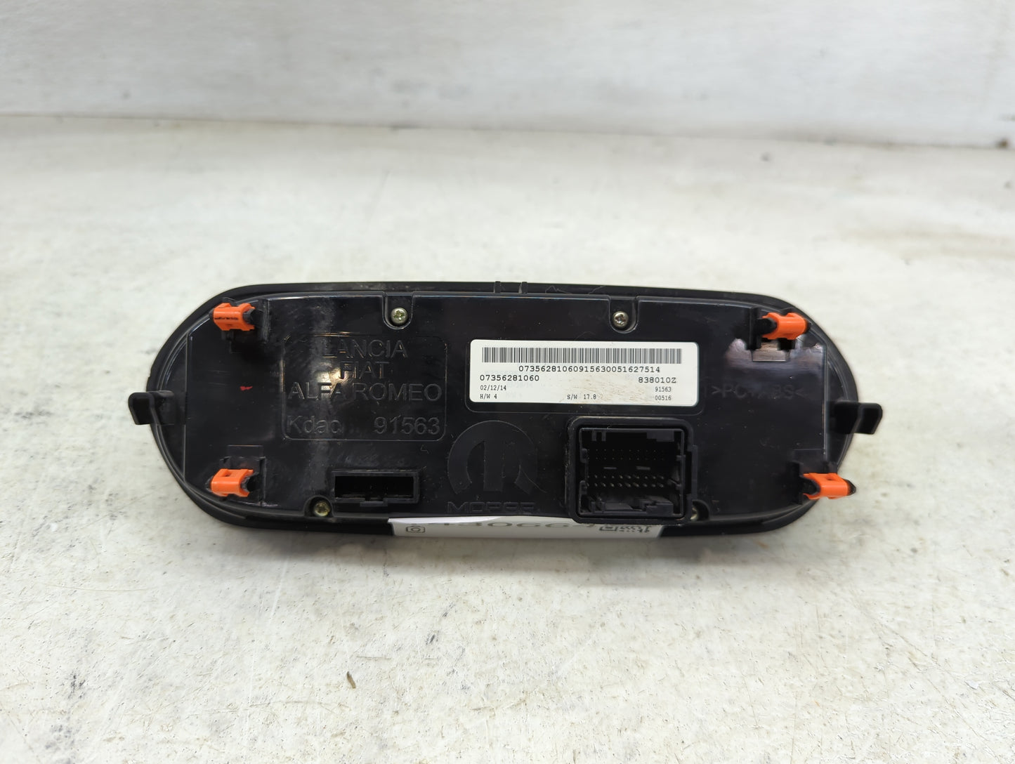 2015 Jeep Renegade Climate Control Module Temperature AC/Heater Replacement P/N:07356281060 838010Z Fits OEM Used Auto Parts
