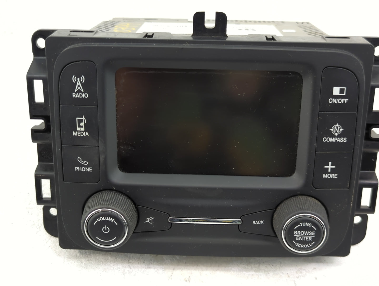 2015-2016 Jeep Renegade Radio AM FM Cd Player Receiver Replacement P/N:07355981620 Fits Fits 2015 2016 OEM Used Auto Parts -