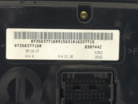 2015-2016 Jeep Renegade Climate Control Module Temperature AC/Heater Replacement P/N:838744Z Fits Fits 2015 2016 OEM Used Au