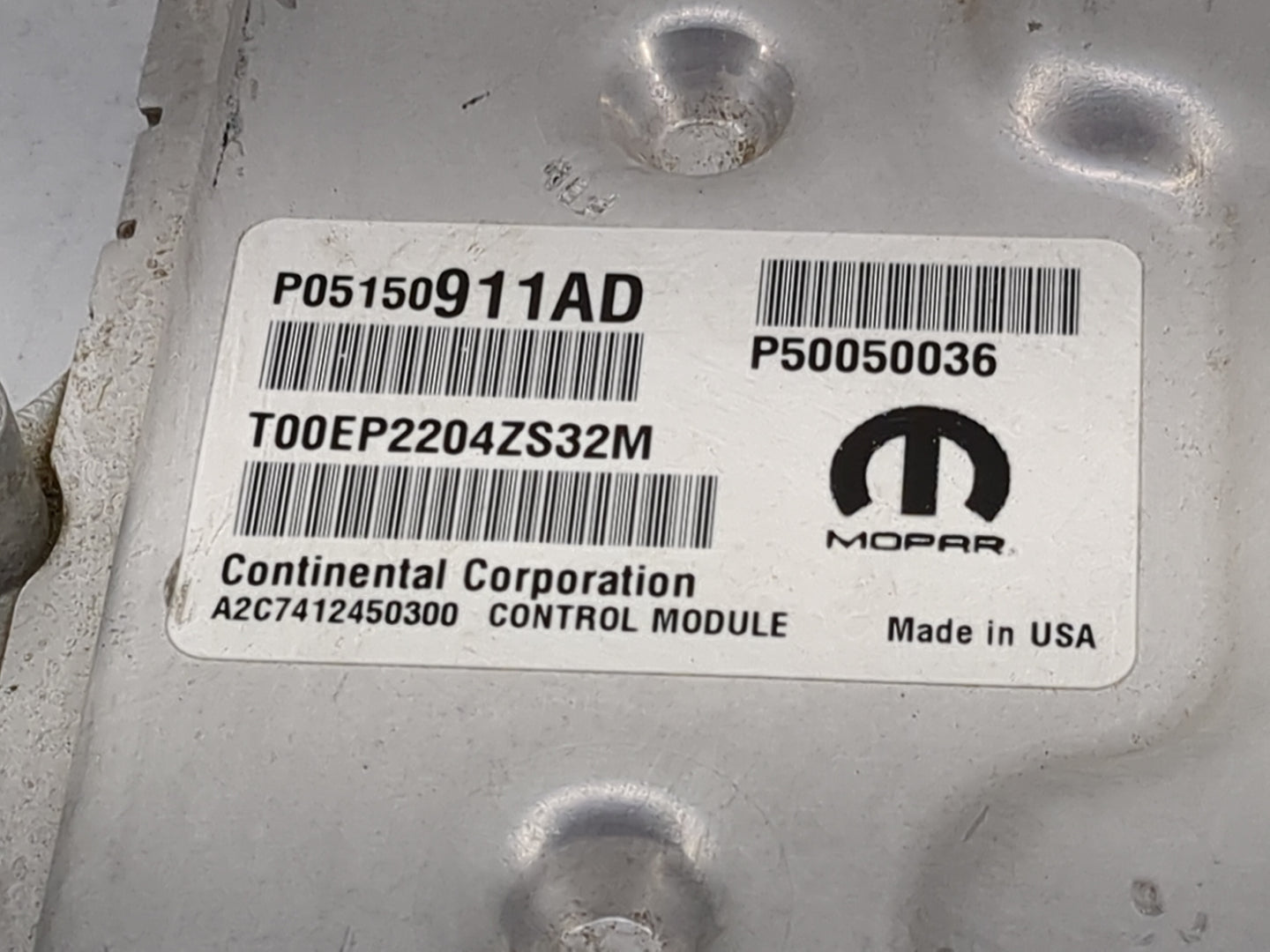 2015-2017 Jeep Renegade PCM Engine Control Computer ECU ECM PCU OEM P/N:P05150911AD P50050036 Fits Fits 2015 2016 2017 OEM U