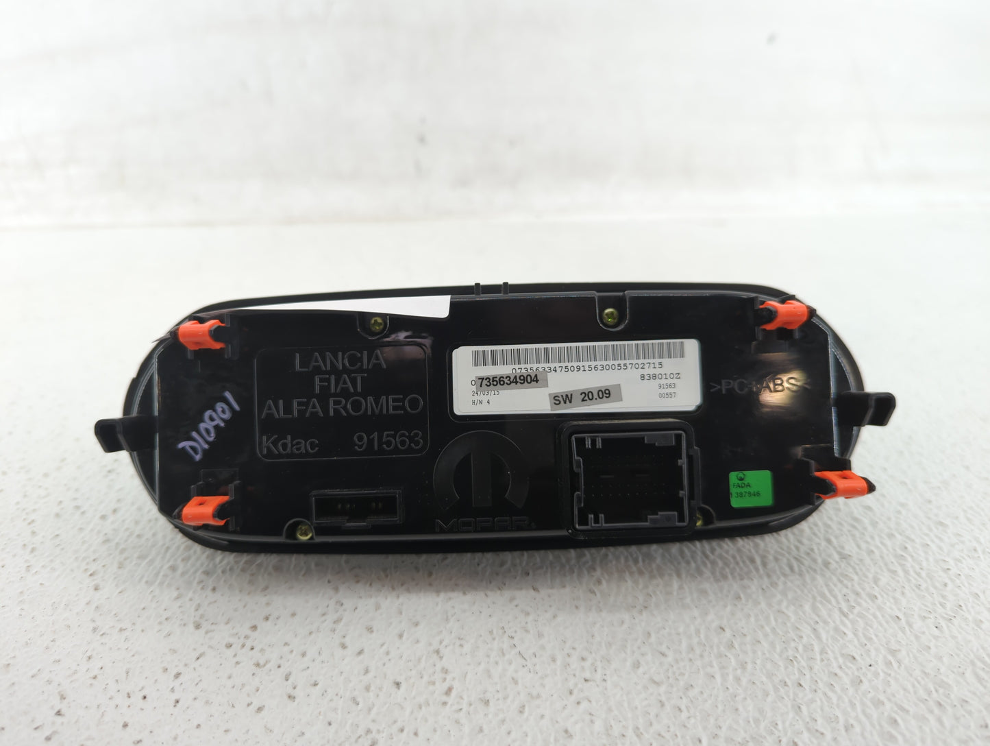 2015-2016 Jeep Renegade Climate Control Module Temperature AC/Heater Replacement P/N:735634904 Fits Fits 2015 2016 OEM Used 