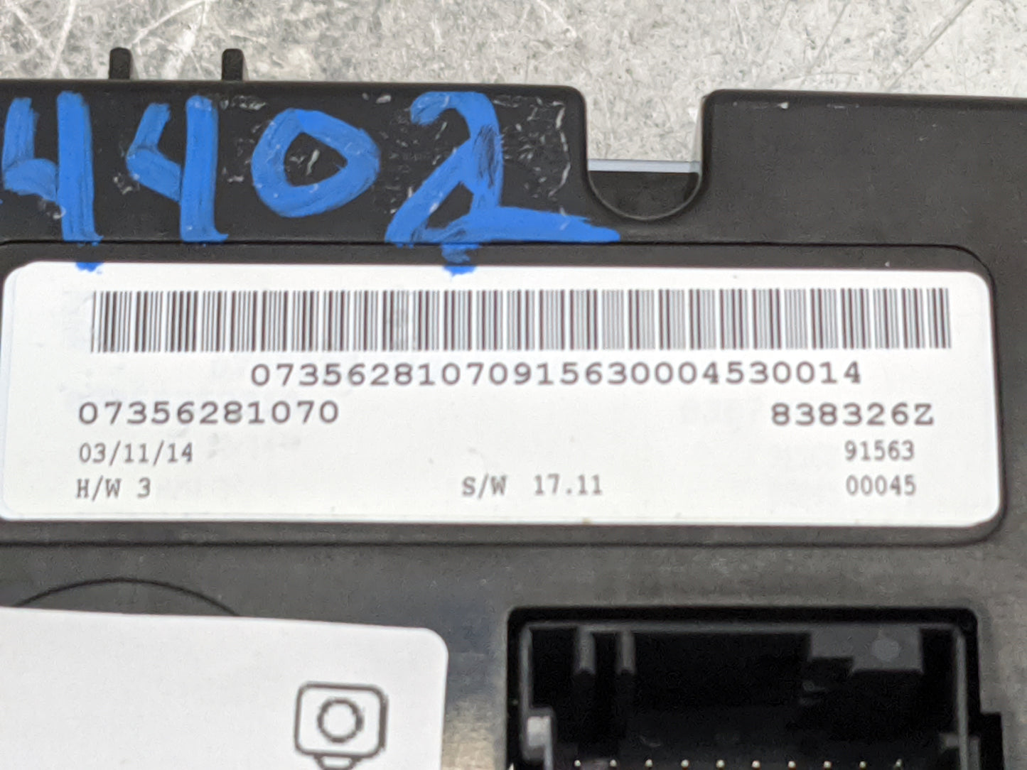 2015-2017 Jeep Renegade Climate Control Module Temperature AC/Heater Replacement P/N:07356281070 838326Z Fits Fits 2015 2016
