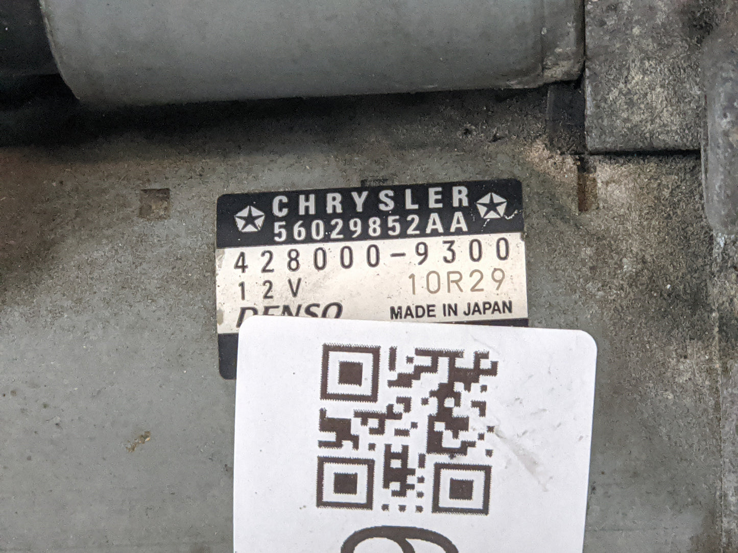 2012-2022 Jeep Wrangler Car Starter Motor Solenoid OEM P/N:428000-9300 56029852AA Fits OEM Used Auto Parts - Oemusedautopart