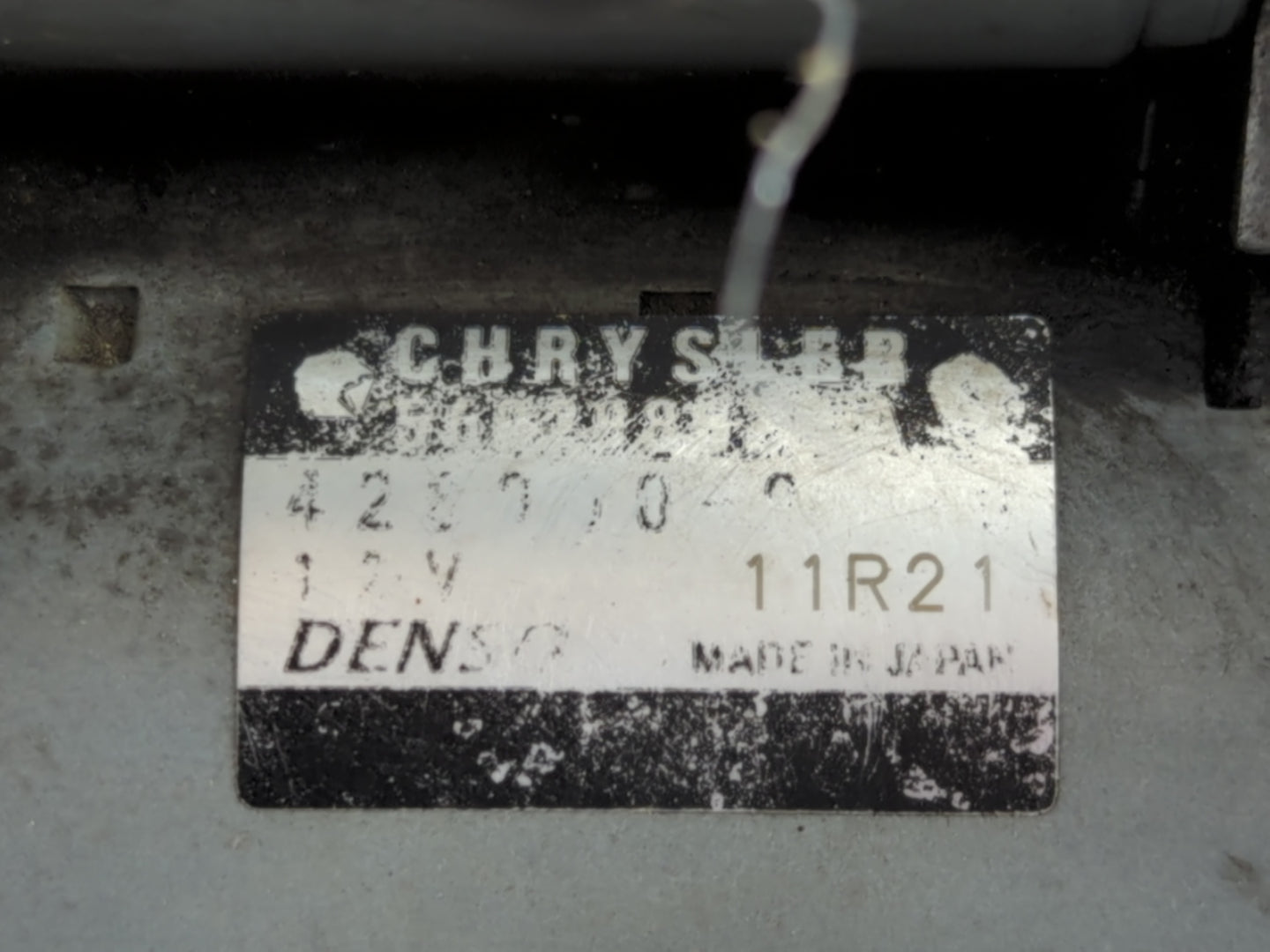 2012-2022 Jeep Wrangler Car Starter Motor Solenoid OEM P/N:42800 Fits Fits 2012 2013 2014 2015 2016 2017 2018 2019 2020 2021