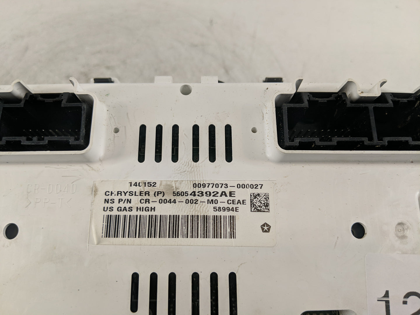 2015-2018 Jeep Wrangler Instrument Cluster Speedometer Gauges P/N:56054392AE Fits Fits 2015 2016 2017 2018 OEM Used Auto Par