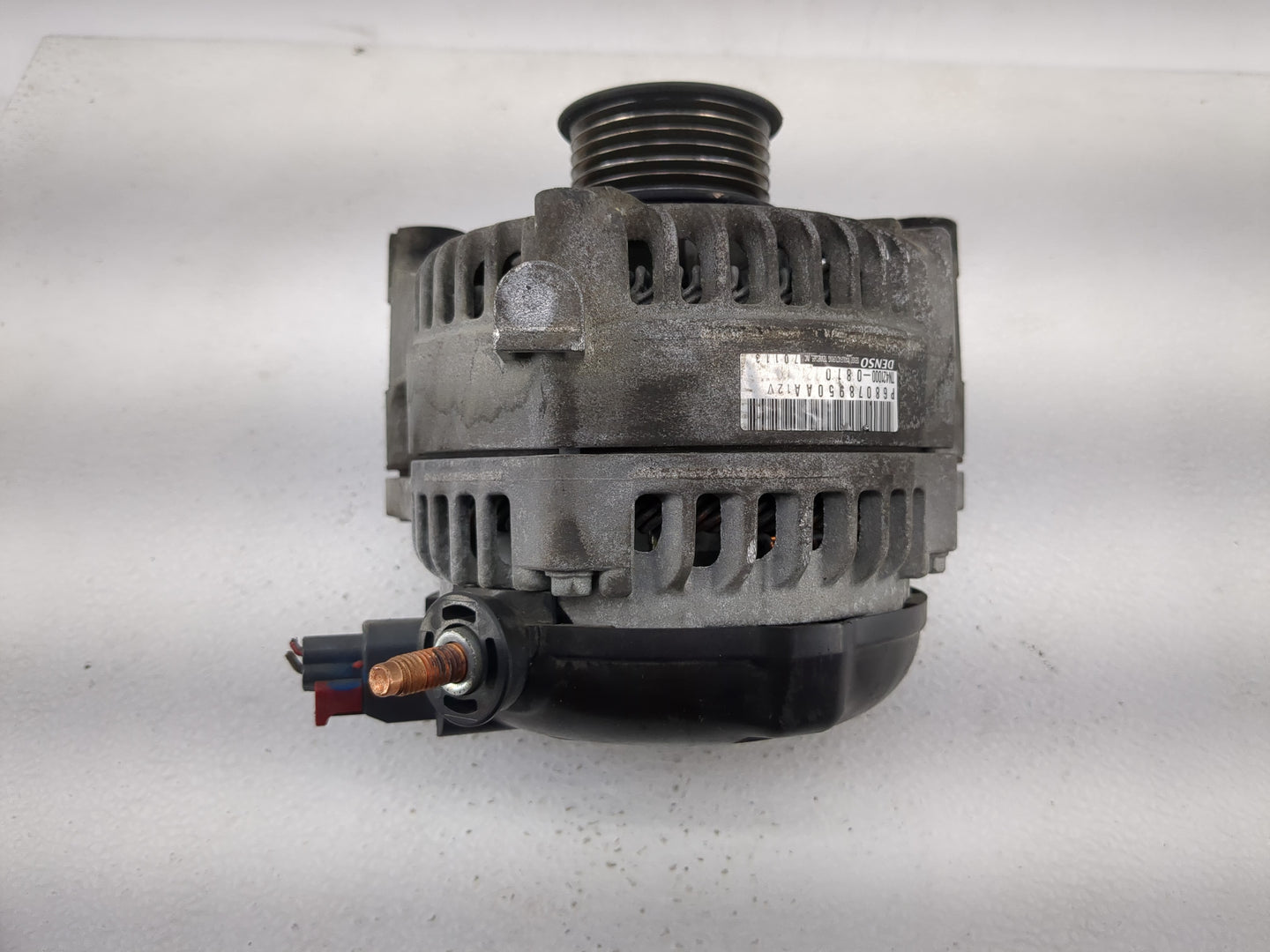 2012-2018 Jeep Wrangler Alternator Replacement Generator Charging Assembly Engine OEM P/N:P68078950AA TN421000-0810 Fits OEM