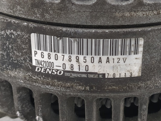 2012-2018 Jeep Wrangler Alternator Replacement Generator Charging Assembly Engine OEM P/N:P68078950AA TN421000-0810 Fits OEM Used Auto Parts