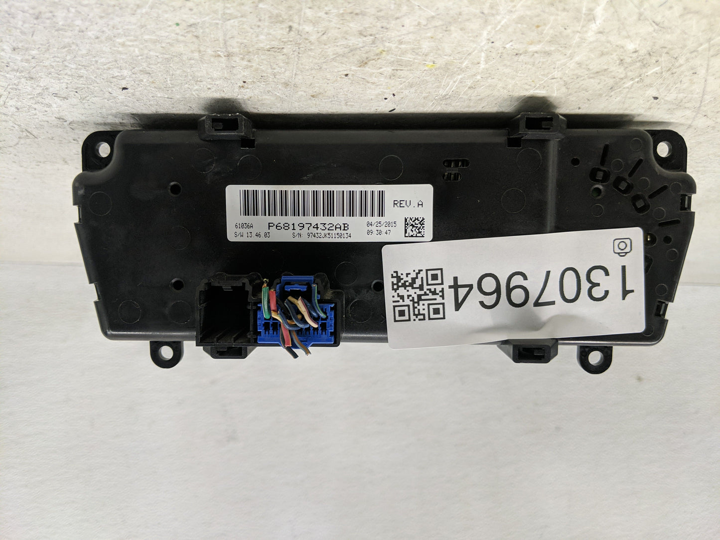 2014-2018 Jeep Wrangler Climate Control Module Temperature AC/Heater Replacement P/N:P68197432AB Fits OEM Used Auto Parts - 