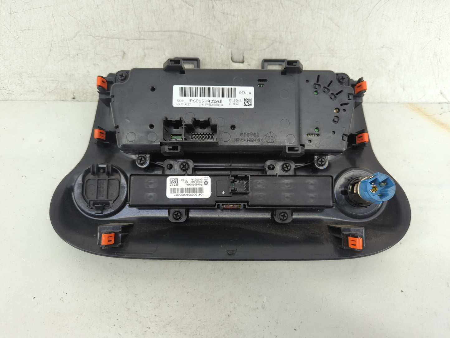 2014-2018 Jeep Wrangler Climate Control Module Temperature AC/Heater Replacement P/N:P68197432AB Fits OEM Used Auto Parts - 