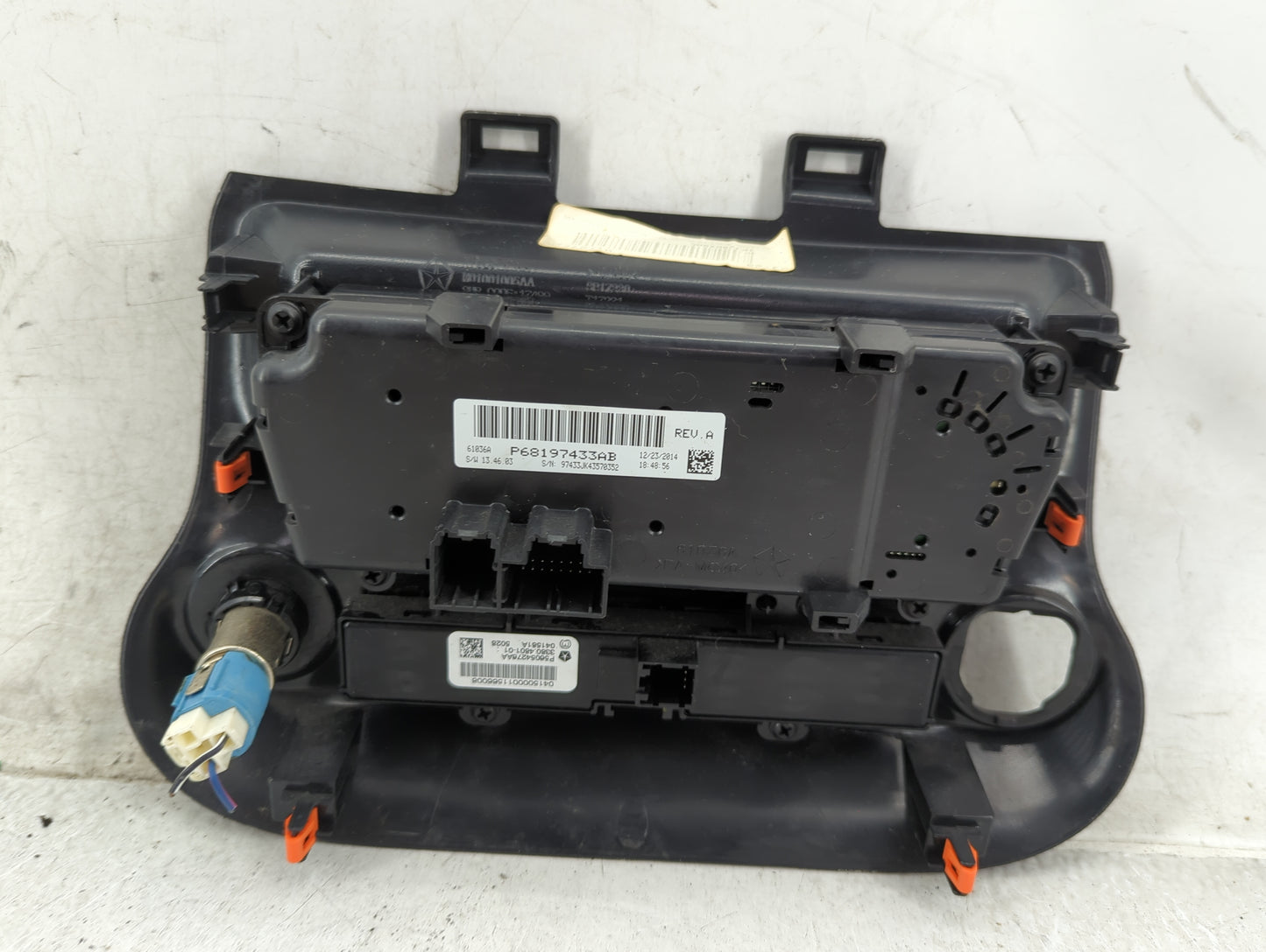 2014-2018 Jeep Wrangler Climate Control Module Temperature AC/Heater Replacement P/N:P56054276AA Fits OEM Used Auto Parts - 
