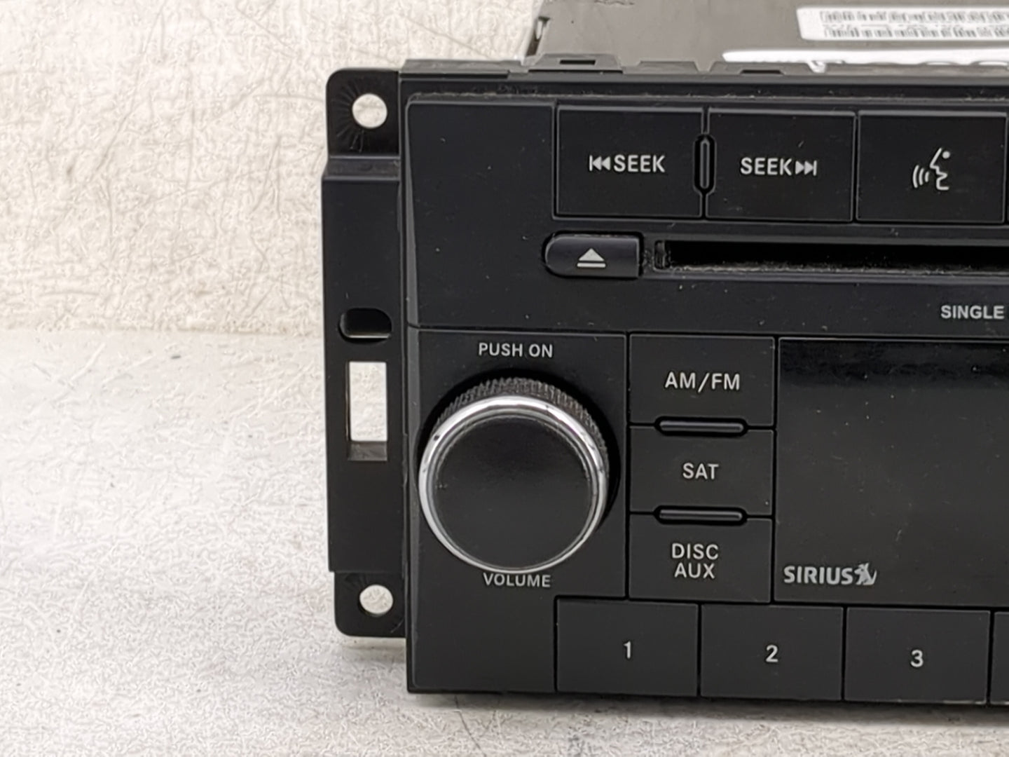 2015-2017 Jeep Wrangler Radio AM FM Cd Player Receiver Replacement P/N:P68252825AA 68252825AA Fits Fits 2015 2016 2017 OEM U