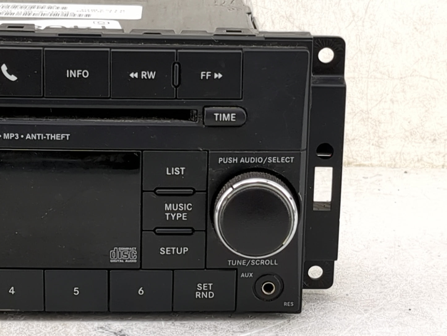 2015-2017 Jeep Wrangler Radio AM FM Cd Player Receiver Replacement P/N:P68252825AA 68252825AA Fits Fits 2015 2016 2017 OEM U