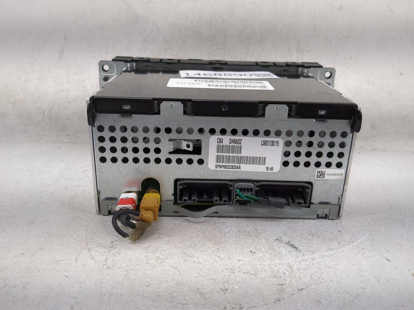 2015-2017 Jeep Wrangler Radio AM FM Cd Player Receiver Replacement P/N:P68252825AA 68252825AA Fits Fits 2015 2016 2017 OEM U