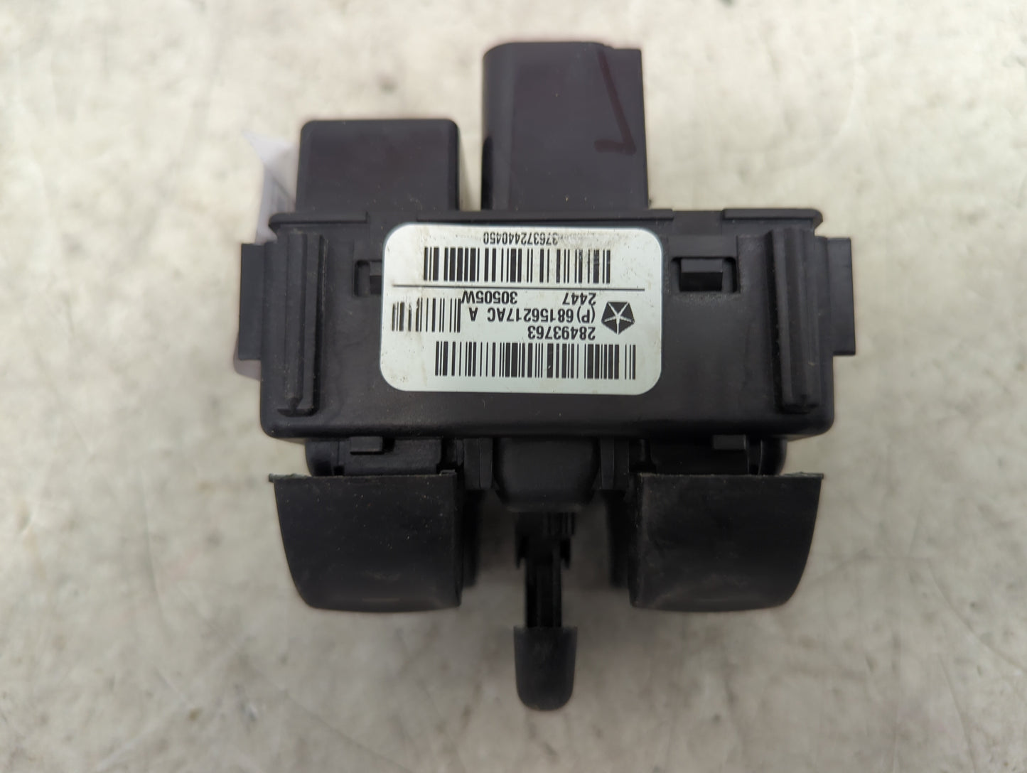2015 Jeep Wrangler Master Power Window Switch Replacement Driver Side Left P/N:28493763 68156217AC Fits OEM Used Auto Parts 